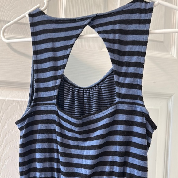 Loft Blue and Black Sleeveless Sundress - Picture 7 of 7